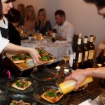 Plating up the Starter at the Stolen Supper Club