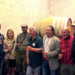 Giorgio Clai and other winemakers in the Ploder Rosenberg cellars
